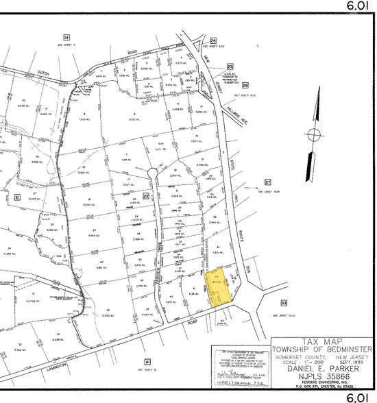 2345 Lamington Rd, Bedminster, NJ à vendre - Plan cadastral - Image 2 de 2