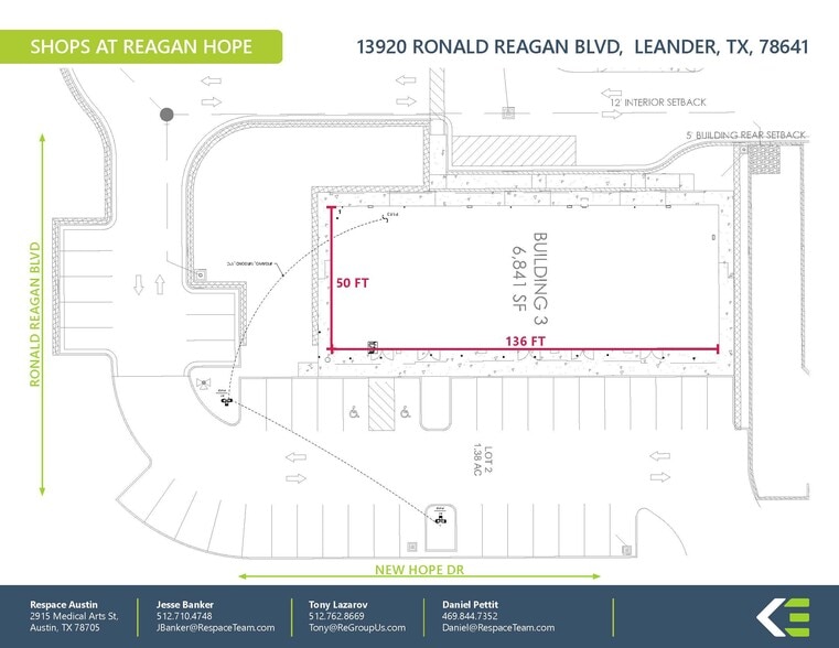 13920 Ronald W Reagan Blvd, Leander, TX for lease - Site Plan - Image 3 of 6