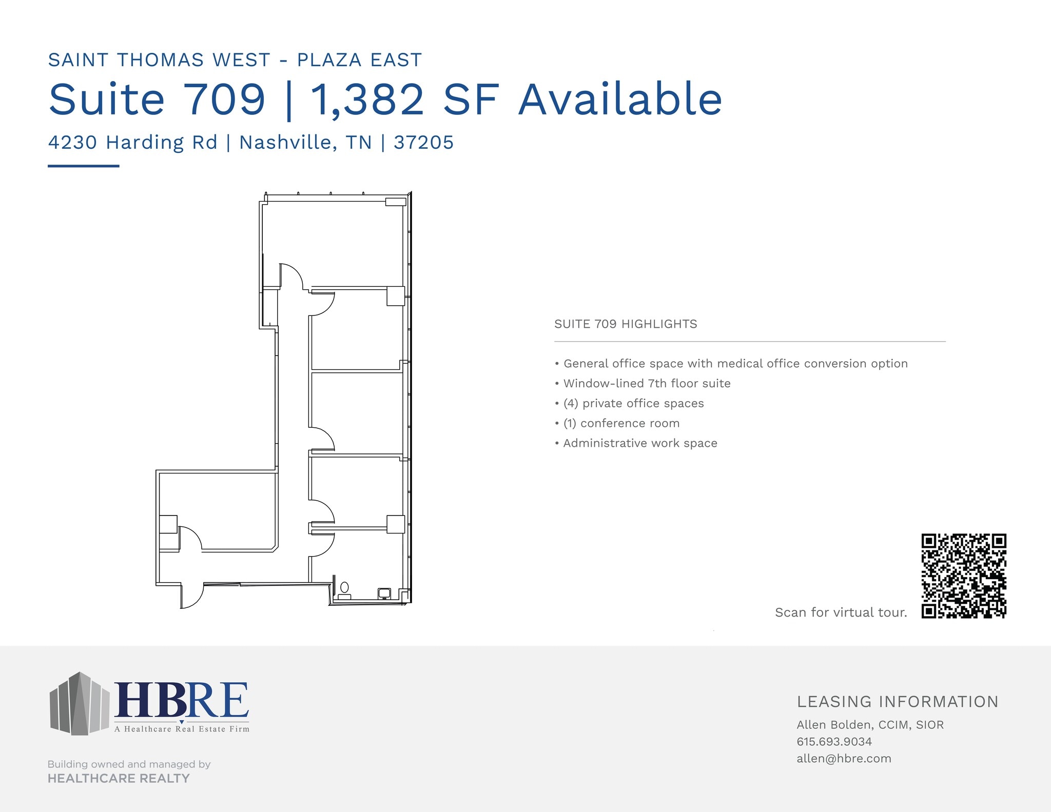 4230 Harding Rd, Nashville, TN à louer Plan de site- Image 1 de 1