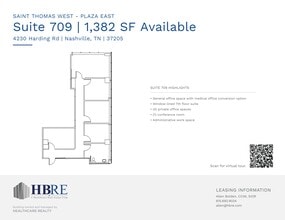 4230 Harding Rd, Nashville, TN à louer Plan de site- Image 1 de 1