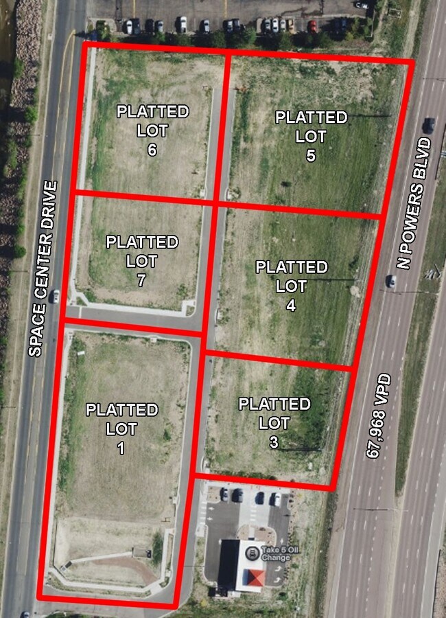 Plus de détails pour 1213 Space Center dr, Colorado Springs, CO - Terrain à vendre
