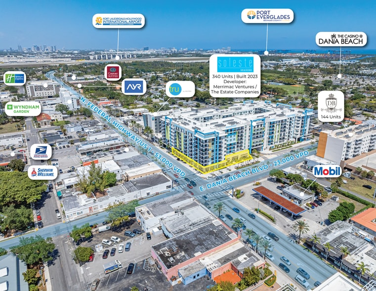 4 N Federal Hwy, Dania Beach, FL à vendre - Photo du bâtiment - Image 2 de 5