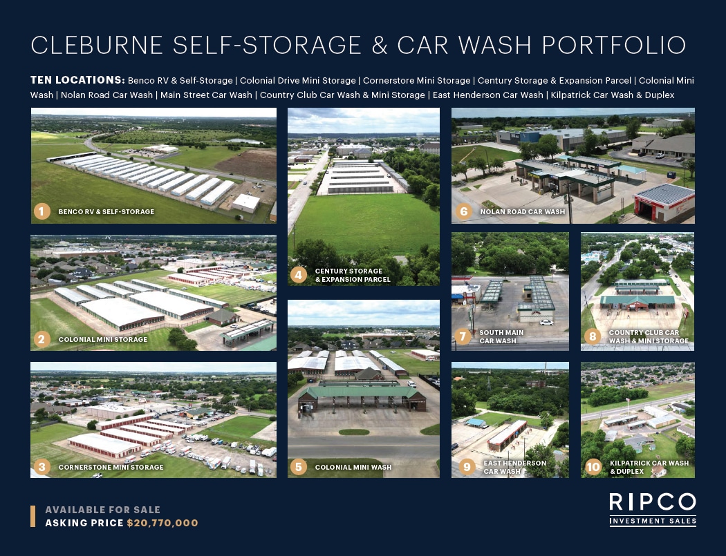 Cleburne Self-Storage Portfolio portfolio of 4 properties for sale on LoopNet.ca Building Photo- Image 1 of 11