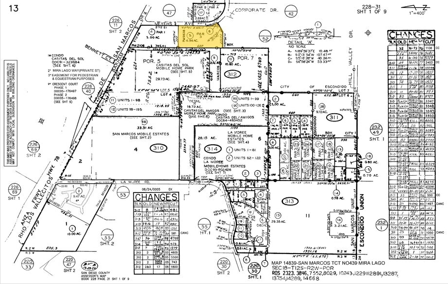 2351 Meyers Ave, Escondido, CA à louer - Plan cadastral - Image 2 de 5