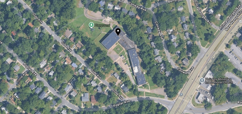 6501 Poplar Ave, Takoma Park, MD for sale - Aerial - Image 2 of 2