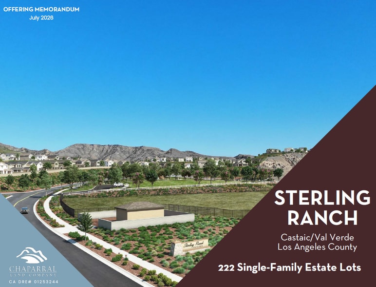 VTTM NO: 60257 _ 222 Single Family Estate Lots _, Castaic, CA for sale - Other - Image 1 of 1