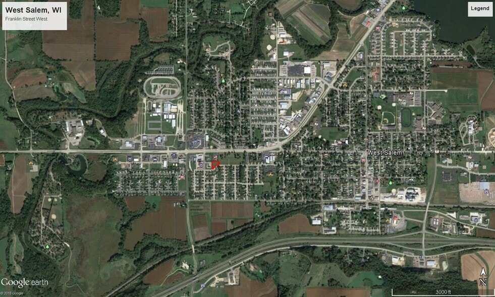 Franklin St, West Salem, WI for sale - Aerial - Image 2 of 3