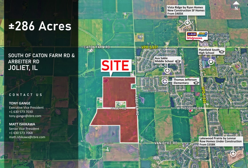2275 Finley Rd, Minooka, IL for sale - Aerial - Image 1 of 6