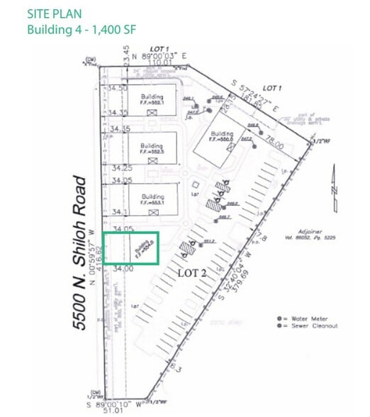 5572 N Shiloh Rd, Garland, TX for lease - Site Plan - Image 3 of 3