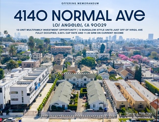 Plus de détails pour 4140-4148 Normal Ave, Los Angeles, CA - Multi-résidentiel à vendre