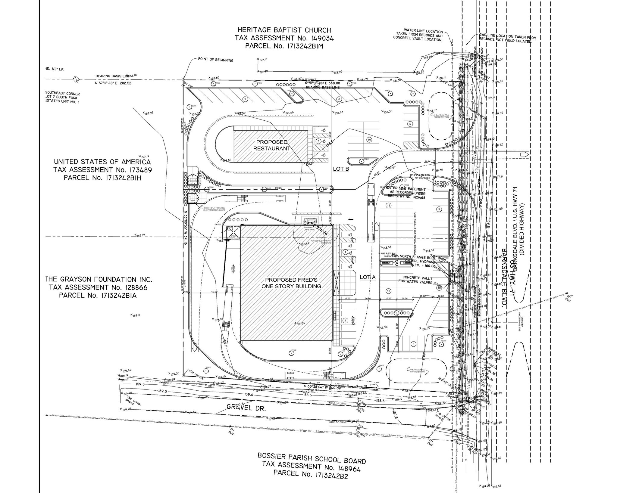 Barksdale Blvd 1 Acre, Bossier City, LA à vendre Photo du bâtiment- Image 1 de 12