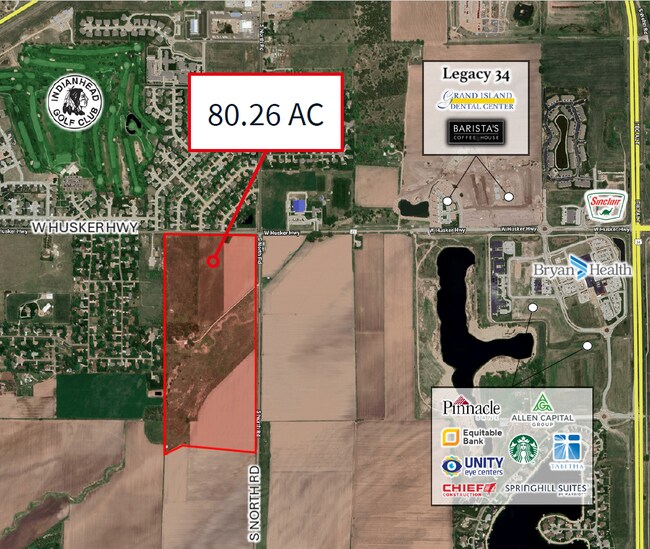 Plus de détails pour 4000 W. Husker Hwy, Grand Island, NE - Terrain à vendre