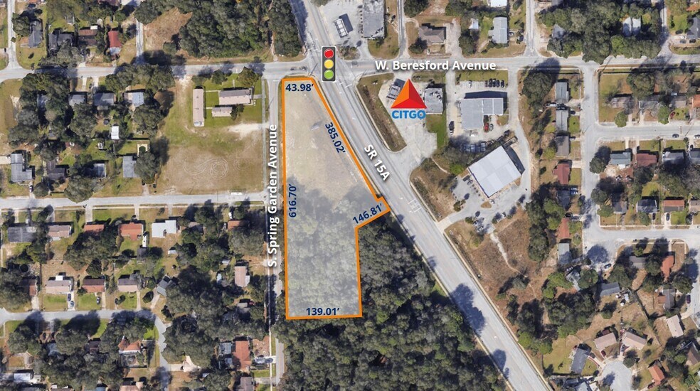 915 S Spring Garden Ave, Deland, FL à vendre - Aérien - Image 1 de 2