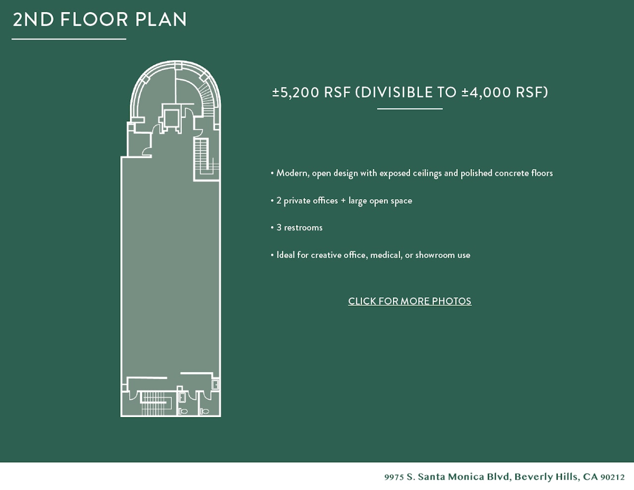 9975 Santa Monica Blvd, Beverly Hills, CA for lease Floor Plan- Image 1 of 7