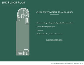 9975 Santa Monica Blvd, Beverly Hills, CA for lease Floor Plan- Image 1 of 7