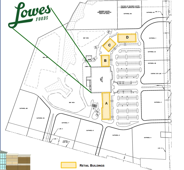 2831 Midway Rd SE, Bolivia, NC for lease Site Plan- Image 1 of 1