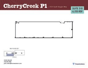 3131 S Vaughn Way, Aurora, CO for lease Floor Plan- Image 1 of 2
