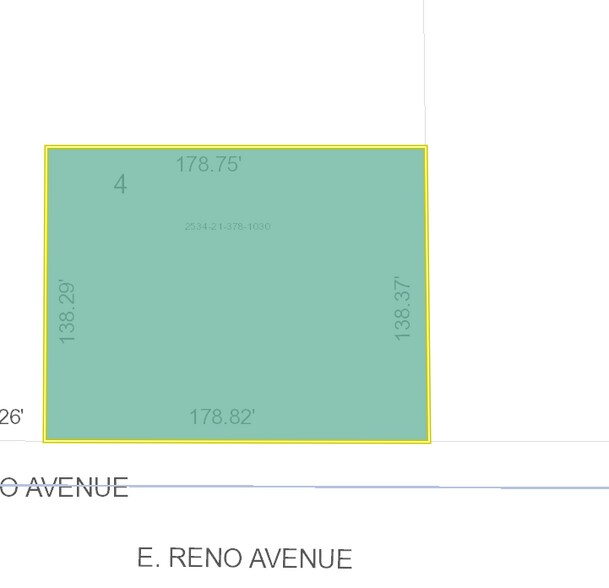 7617 E Reno Ave, Oklahoma City, OK for lease - Plat Map - Image 3 of 6