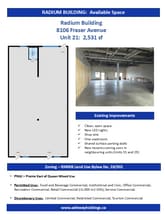 8106 Fraser Av, Fort McMurray, AB for lease Floor Plan- Image 1 of 1