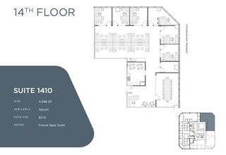 401 W A St, San Diego, CA à louer Plan d’étage- Image 1 de 1