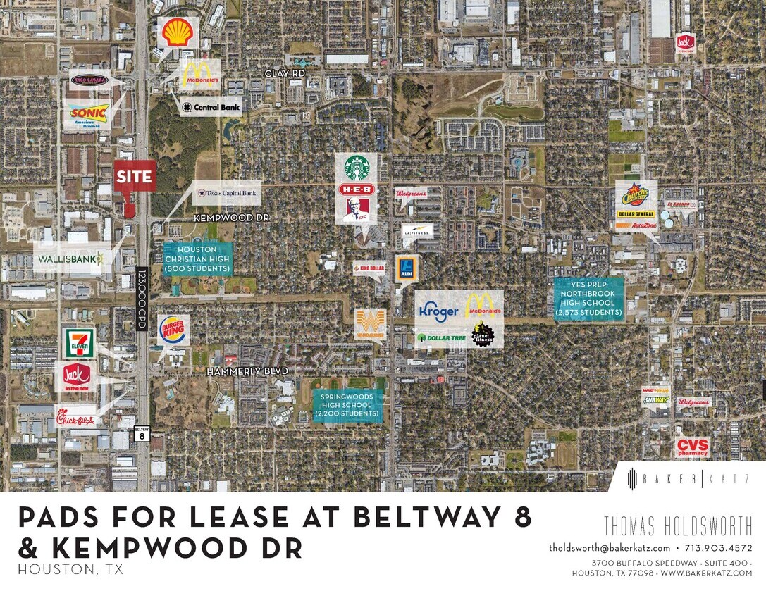 Beltway 8 & Kempwood Dr E, Houston, TX à louer Photo du b timent- Image 1 de 2