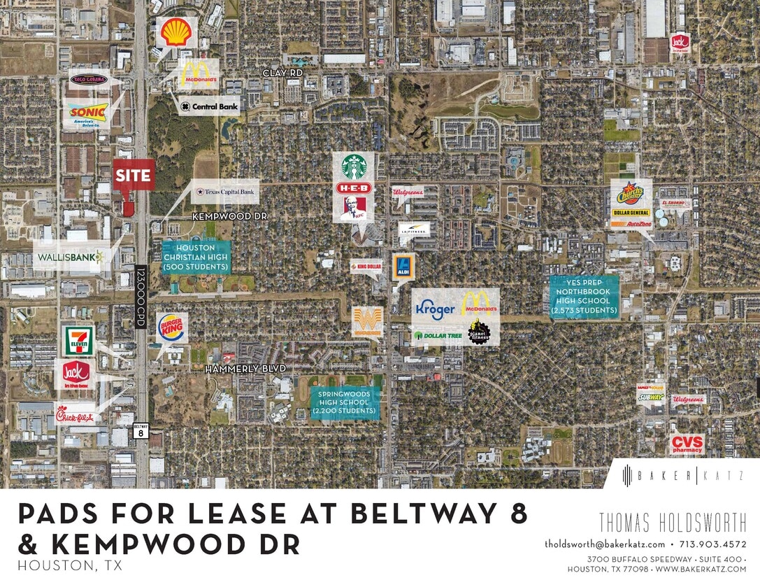 Beltway 8 & Kempwood Dr E, Houston, TX for lease Primary Photo- Image 1 of 2
