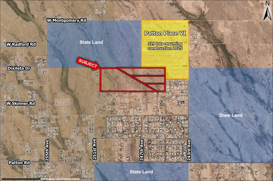 247th Ave, Wittmann, AZ à vendre - Aérien - Image 3 de 7