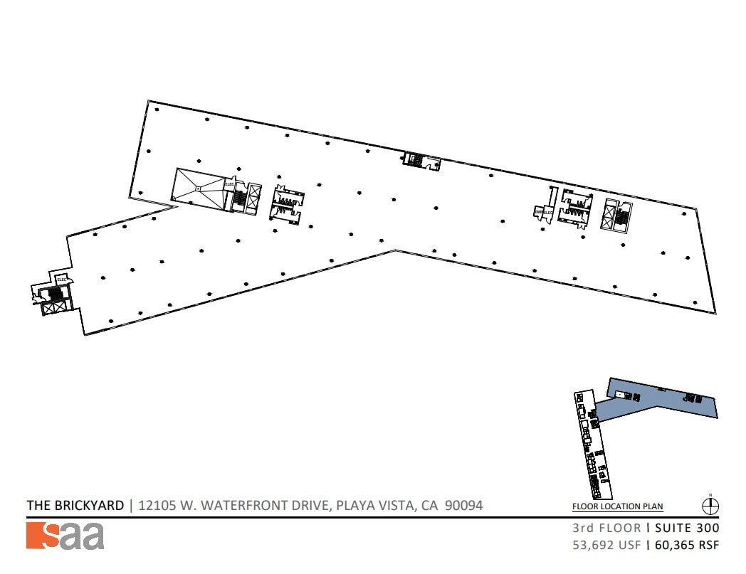 12105 W Waterfront Dr, Playa Vista, CA for lease Floor Plan- Image 1 of 1