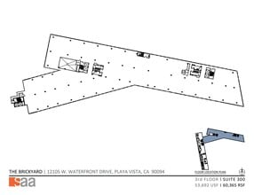 12105 W Waterfront Dr, Playa Vista, CA for lease Floor Plan- Image 1 of 1