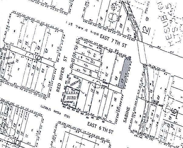 621 E 7th St, Austin, TX à louer - Plan cadastral - Image 2 de 4