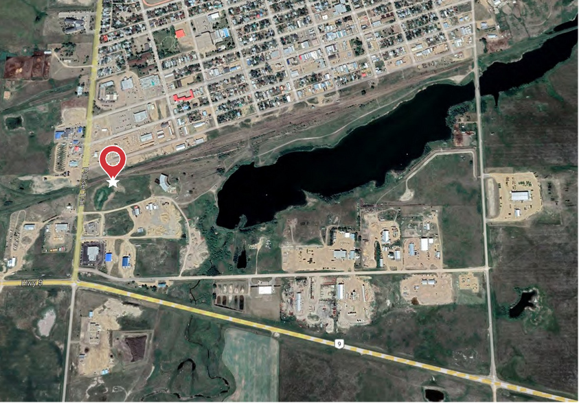 610 Roundhouse Rd, Hanna, AB à vendre - Aérien - Image 1 de 1
