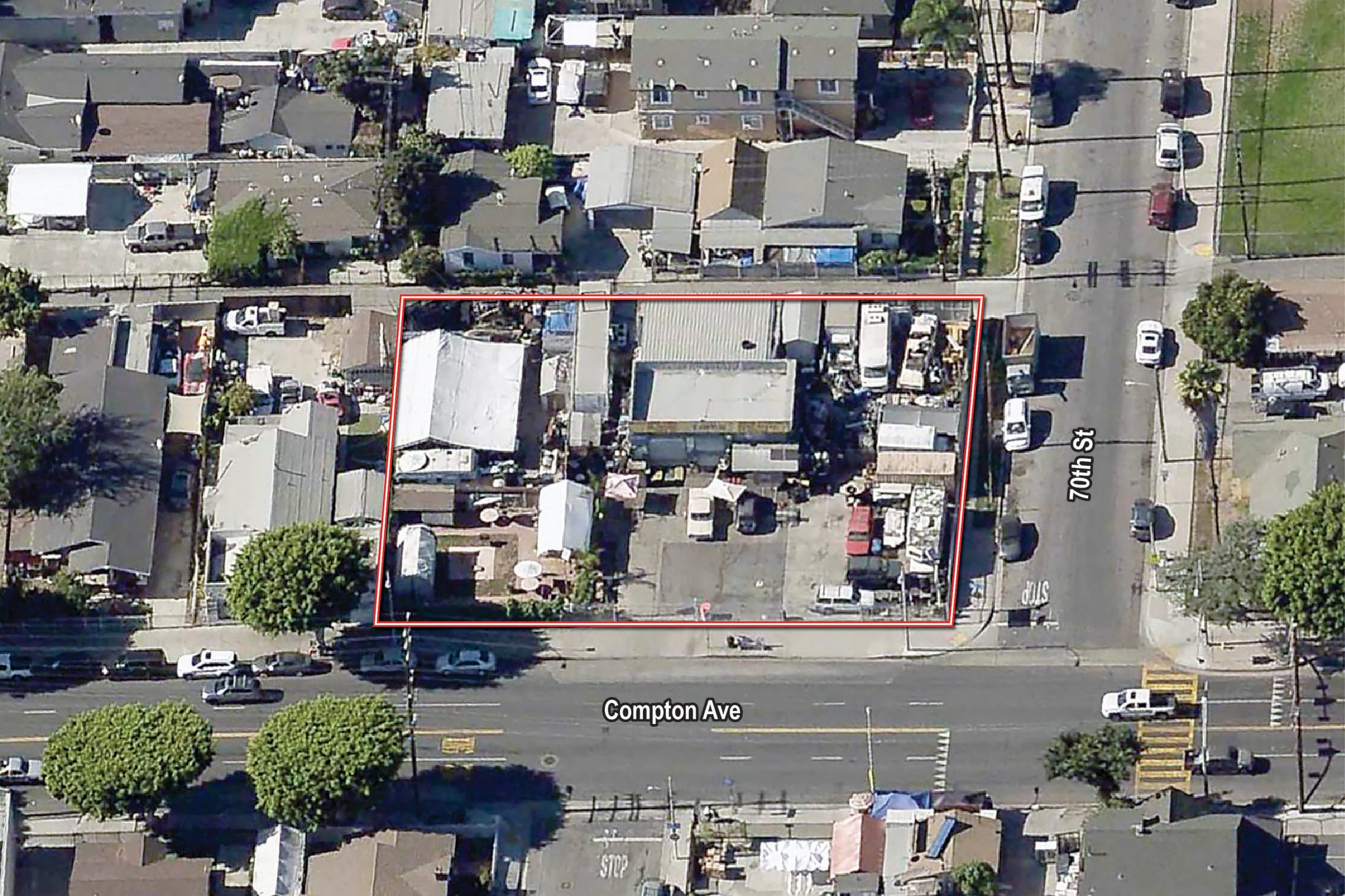 7001 Compton Ave, Los Angeles, CA à vendre Aérien- Image 1 de 4