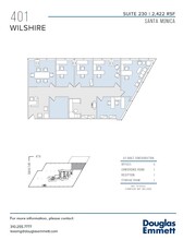 401 Wilshire Blvd, Santa Monica, CA for lease Floor Plan- Image 1 of 1