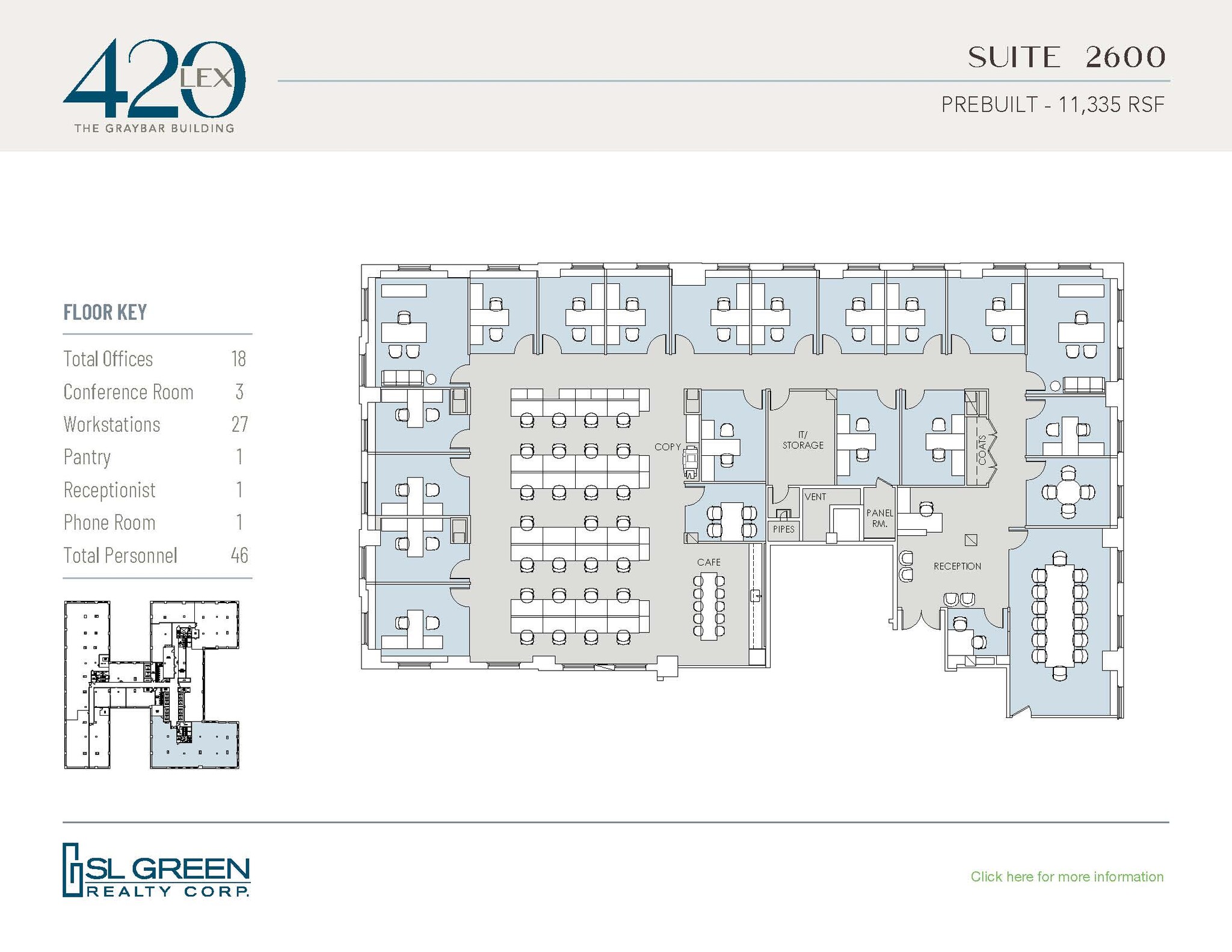 420 Lexington Ave, New York, NY à louer Plan d’étage- Image 1 de 3