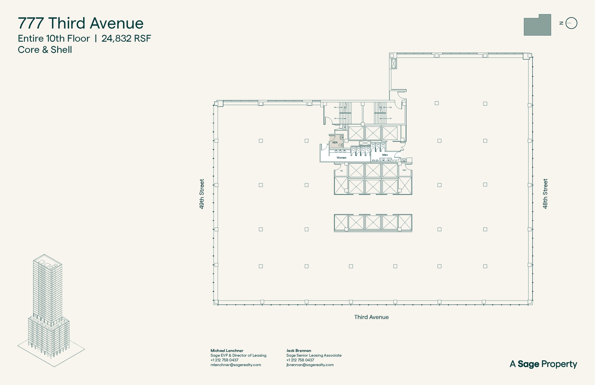 777 Third Ave, New York, NY à louer Plan d’étage- Image 1 de 5