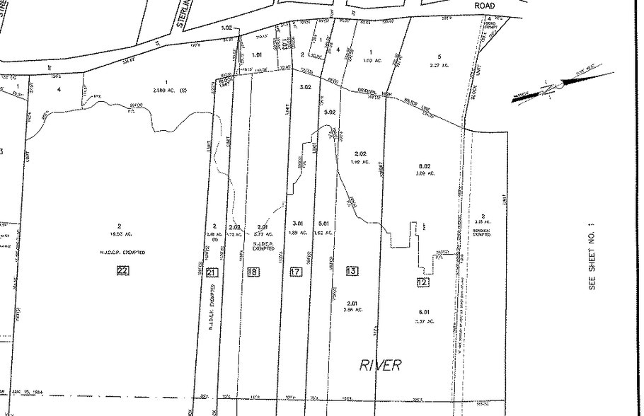 1339 River Rd, Edgewater, NJ à vendre - Plan cadastral - Image 2 de 2