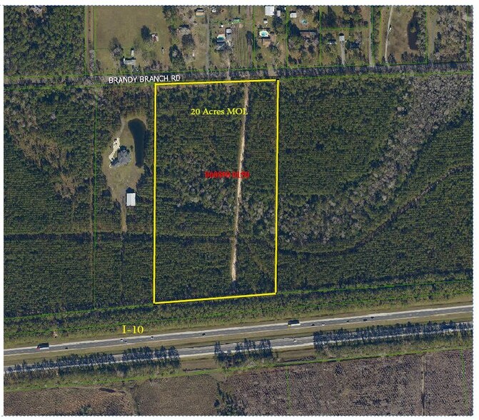 17421 Brandy Branch Rd, Baldwin, FL for sale - Aerial - Image 2 of 2