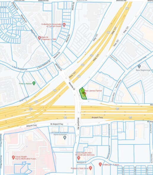 3001 Airport Fwy, Bedford, TX à louer - Plan cadastral - Image 2 de 2
