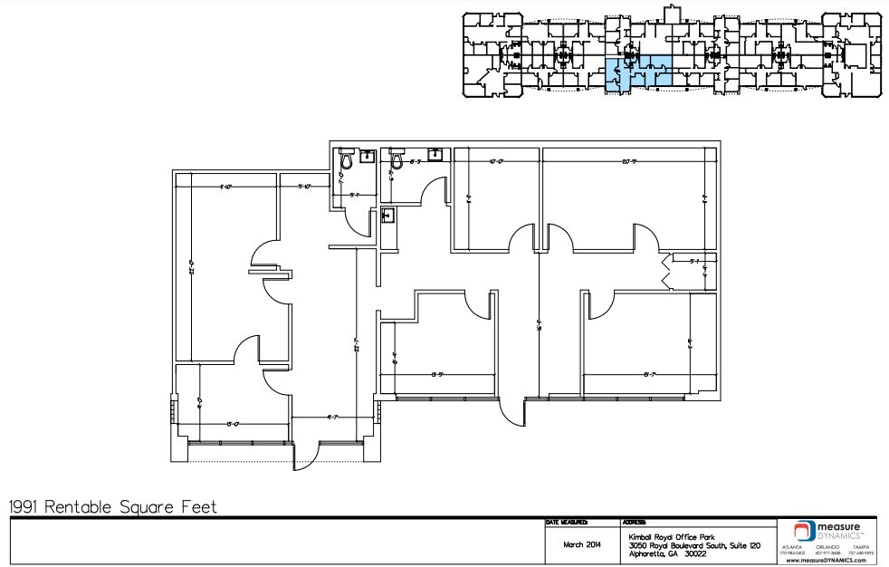 3050 Royal Blvd S, Alpharetta, GA à louer Plan d’étage- Image 1 de 1