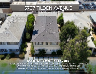 Plus de détails pour 5707 Tilden Ave, Sherman Oaks, CA - Multi-résidentiel à vendre