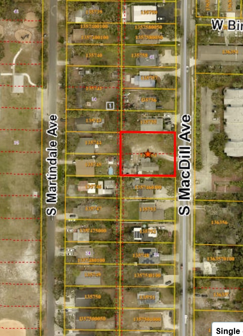 6313 S Macdill Ave, Tampa, FL for sale Aerial- Image 1 of 3
