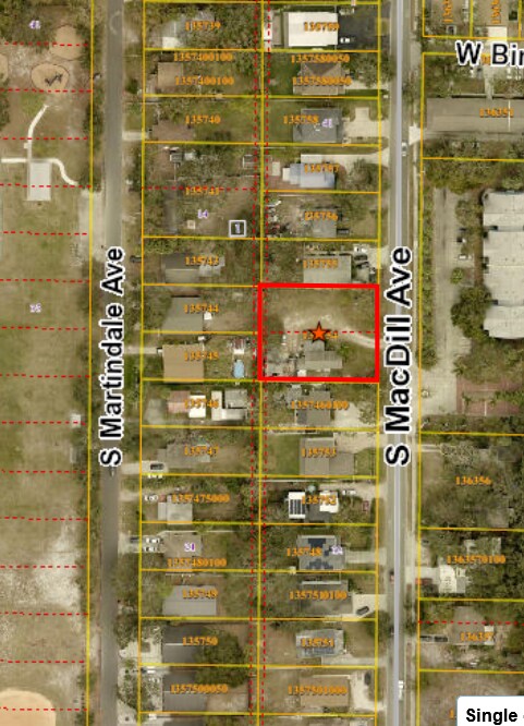 6313 S Macdill Ave, Tampa, FL à vendre Aérien- Image 1 de 3