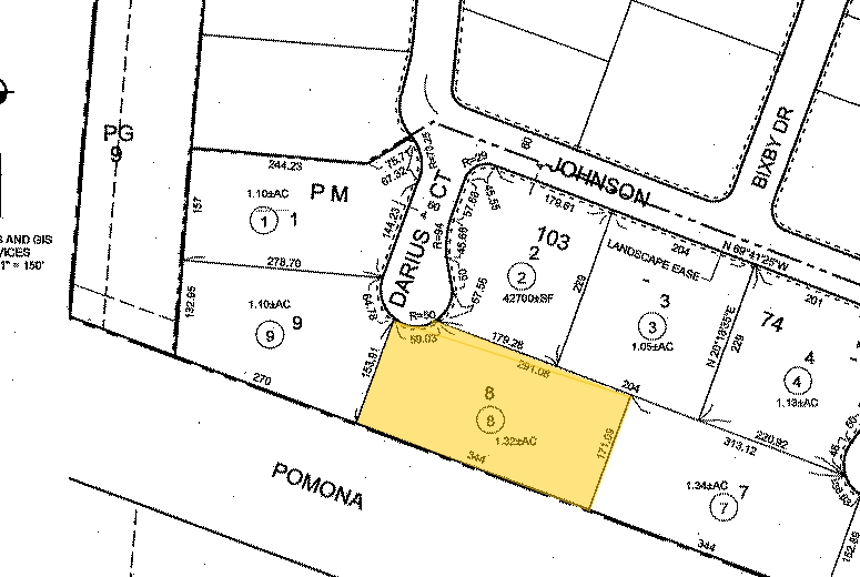 1360 Darius Ct, City of Industry, CA for lease - Plat Map - Image 2 of 10