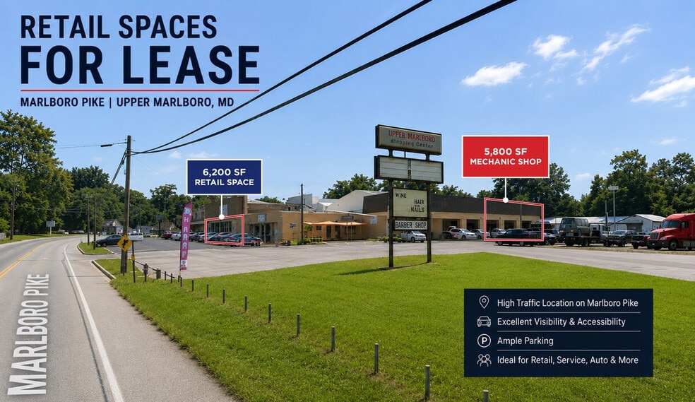 15201 Marlboro Pike, Upper Marlboro, MD for lease - Primary Photo - Image 1 of 1