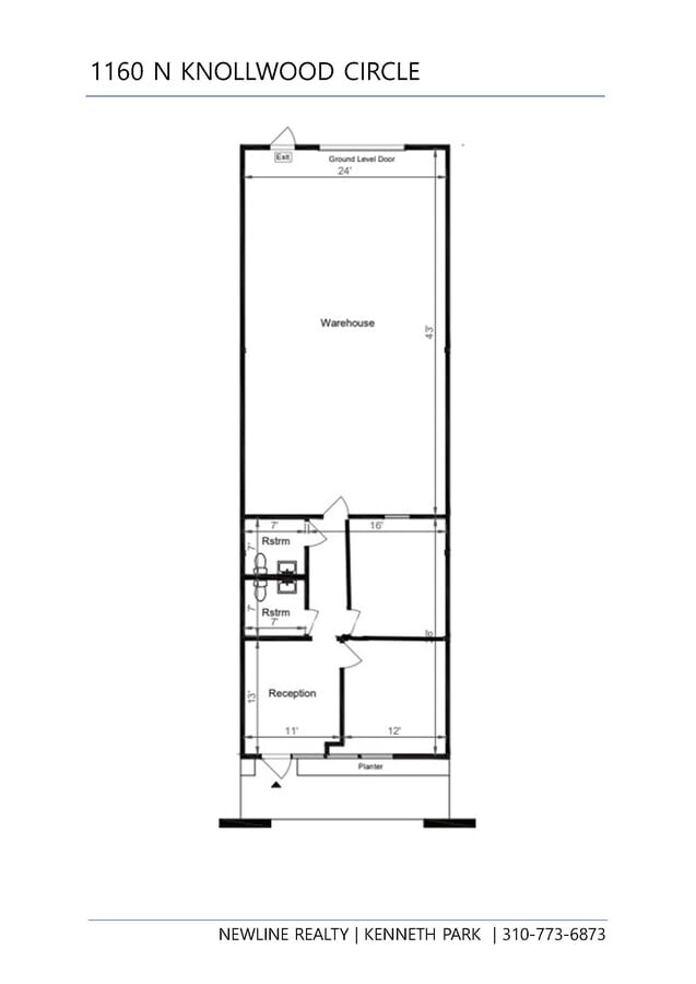 1160 N Knollwood Cir, Anaheim, CA 92801 - Unit 1160 - - Floor Plan - Image 1 of 1