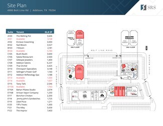 Plus de détails pour 5000 Belt Line Rd, Dallas, TX - Commerce de détail à louer