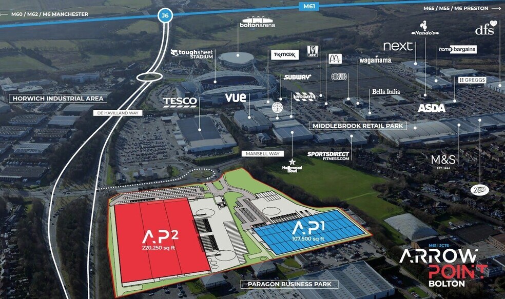 Mansell Way, Bolton à louer - Photo du bâtiment - Image 2 de 42