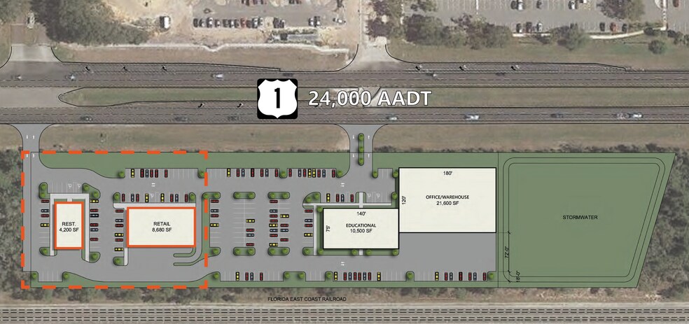 US Rte 1, Titusville, FL for lease - Site Plan - Image 1 of 1