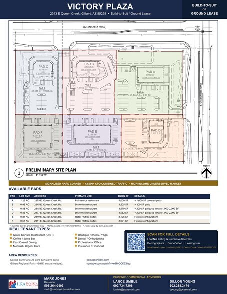 2343 E Queen Creek, Gilbert, AZ à louer - Aérien - Image 3 de 15