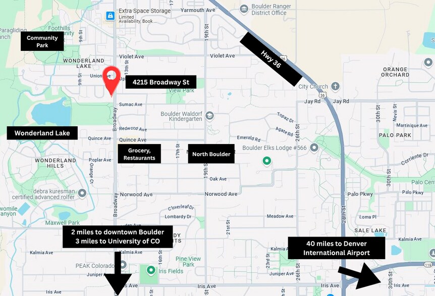 4215 Broadway, Boulder, CO à vendre - Photo du bâtiment - Image 3 de 5